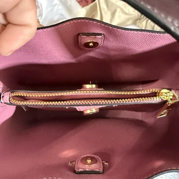 NWOT! Coach Brown and Pink Women's Bucket Bag - Picture 5 of 11